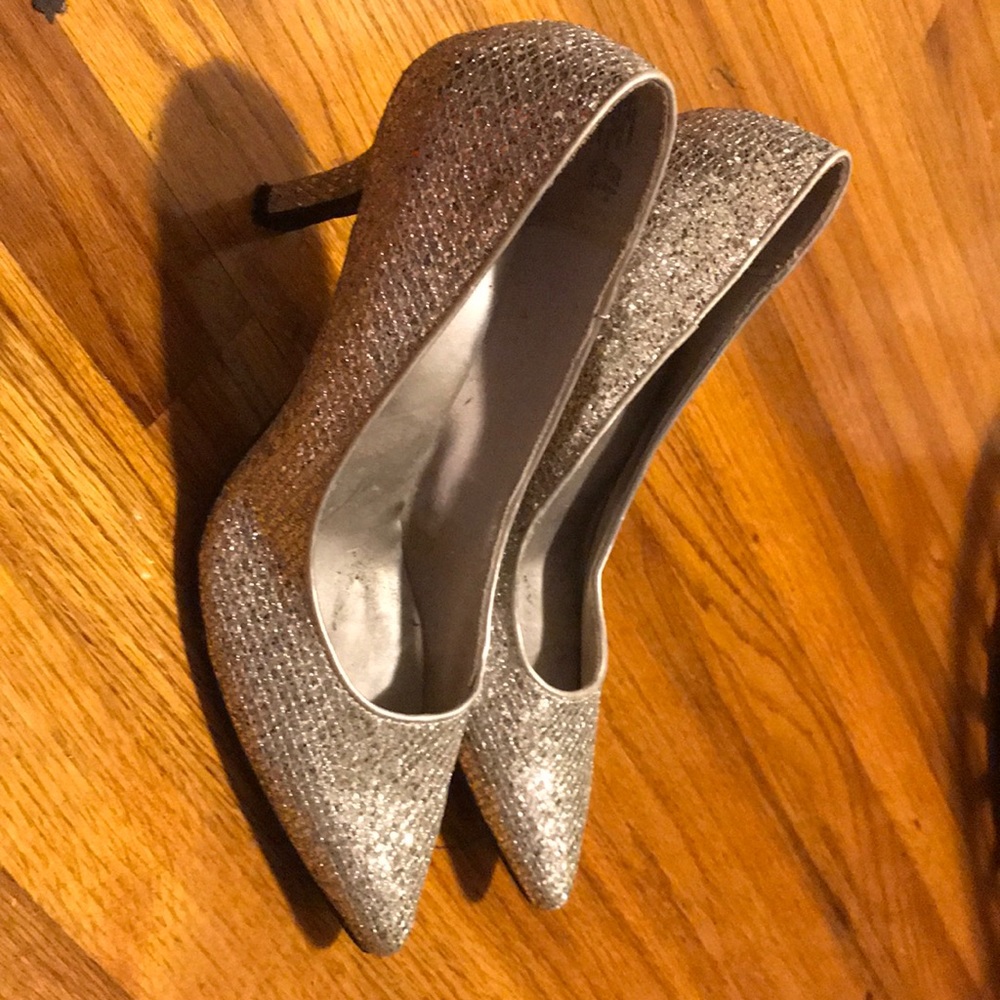 Silver heels